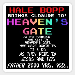 Hale Bopp Brings Closure To Heaven's Gate Sticker